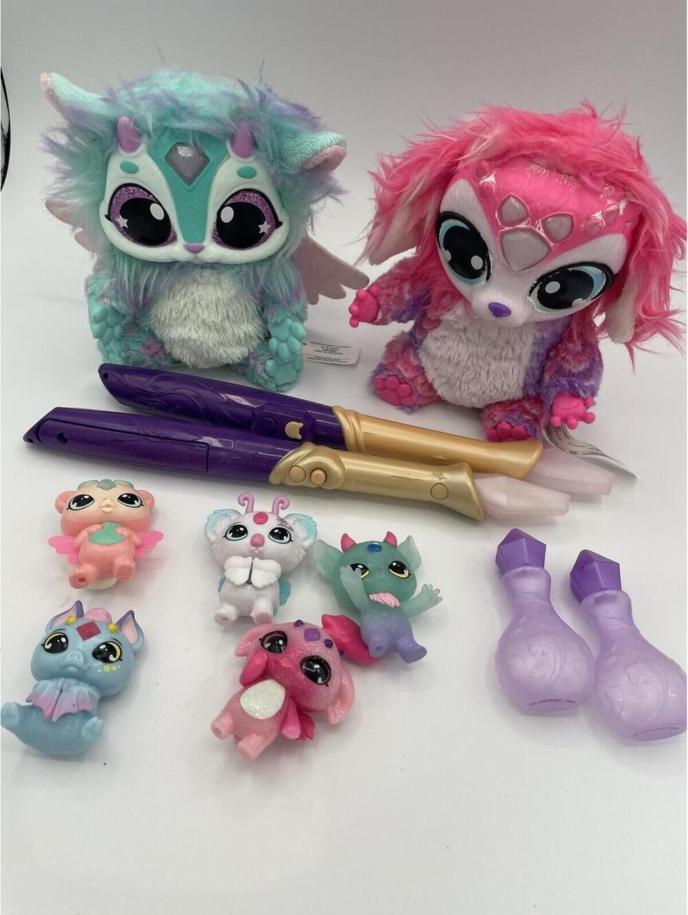 Magic Mixies (2) Interactive Plush 2 Wands & 5 Mixlings & Potion All Working!